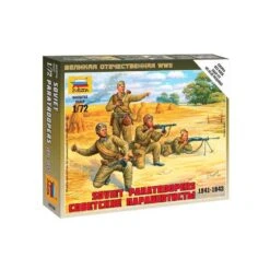 1/72 Soviet Paratroops Zvezda 6138