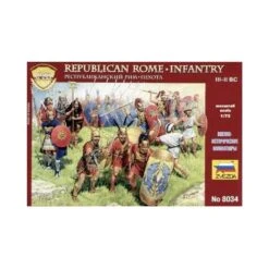 1/72 Republican Rome. Infantry III-I B.C. Zvezda 8034