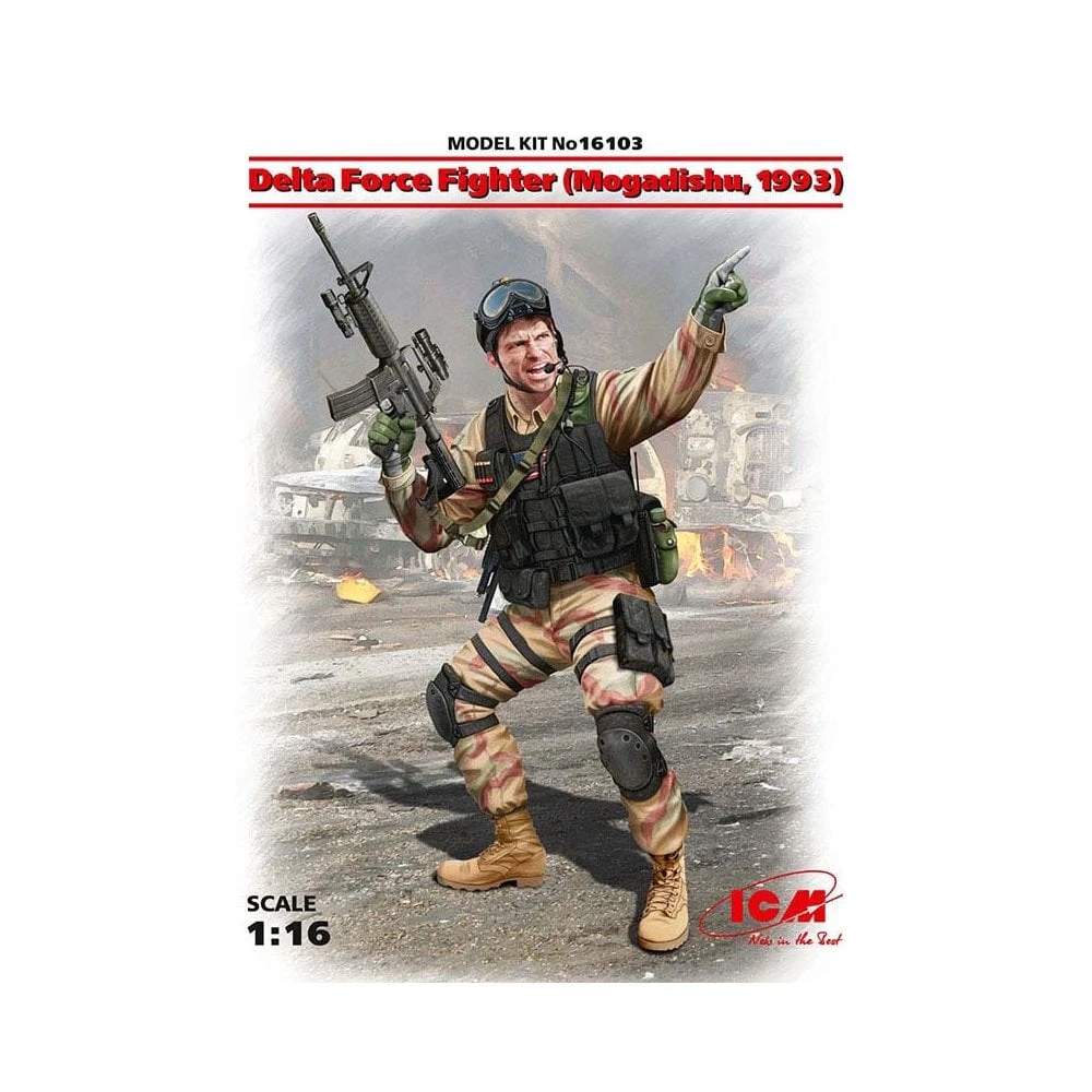 1/16 Delta Force Fighter (Mogadishu 1993) ICM 16103 3 1/16 Delta Force Fighter (Mogadishu 1993) ICM 16103
