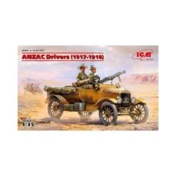 1/35 ANZAC Drivers (1917-1918) 2 Figs ICM 35707