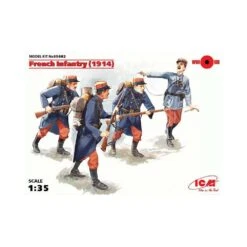 1/35 French Infantry (1914) 4 Figs ICM 35682