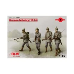 1/35 German Infantry (1914) 4 Figs ICM 35679