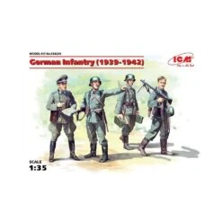 1/35 German Infantry (1939-1942) 4 Figs ICM 35639