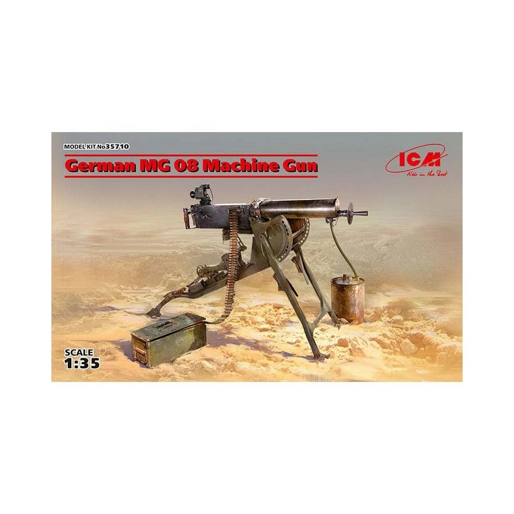 1/35 German MG08 Machine Gun ICM 35710 3 1/35 German MG08 Machine Gun ICM 35710