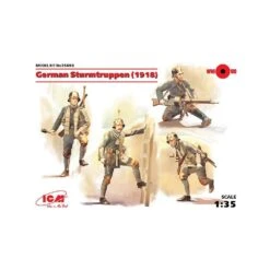 1/35 German Sturmtruppen (1918) 4 Figs ICM 35692