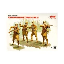 1/35 Greek Evzones (1940-1941) 4 Figs ICM 35562