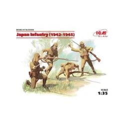 1/35 Japan Infantry (1942-1945) 4 Figs ICM 35568