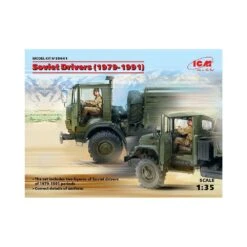 1/35 Soviet Drivers (1979-1991) 2 Figs ICM 35641