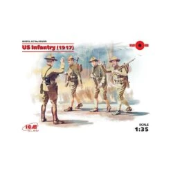 1/35 US Infantry (1917) 4 Figs ICM 35689