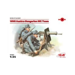 1/35 WWI Austro – Hungarian MG Team 2 Figs ICM 35697