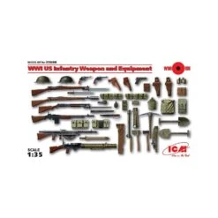 1/35 WWI US Infantry Weapons & Equipment ICM 35688