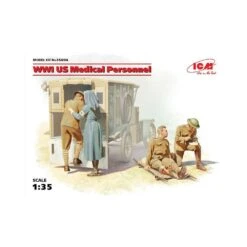1/35 WWI US Medical Personnel 4 Figs ICM 35694