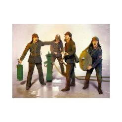 1/35 WWII German Firemen 4 Figs ICM 35632