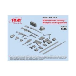 1/35 WWII German Infantry Weapons & Equipment ICM 35638