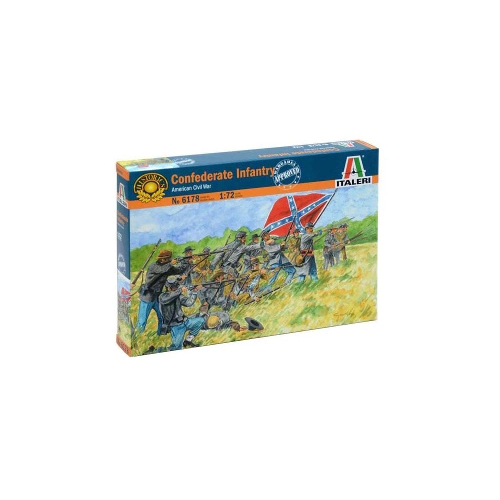 1/72 Confederate Infantry Italeri 6178 3 1/72 Confederate Infantry Italeri 6178