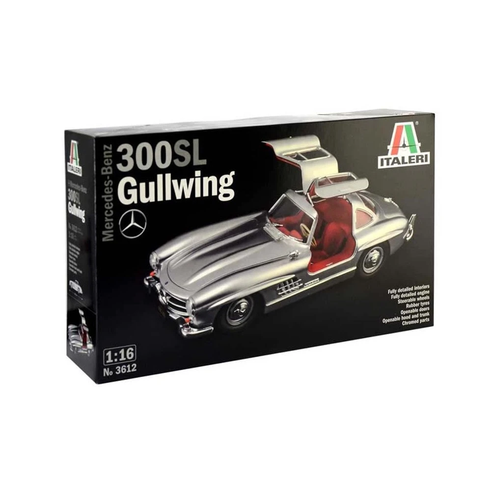 1/16 Mercedes Benz 300Sl Gullwing Italeri 3612 3 1/16 Mercedes Benz 300Sl Gullwing Italeri 3612