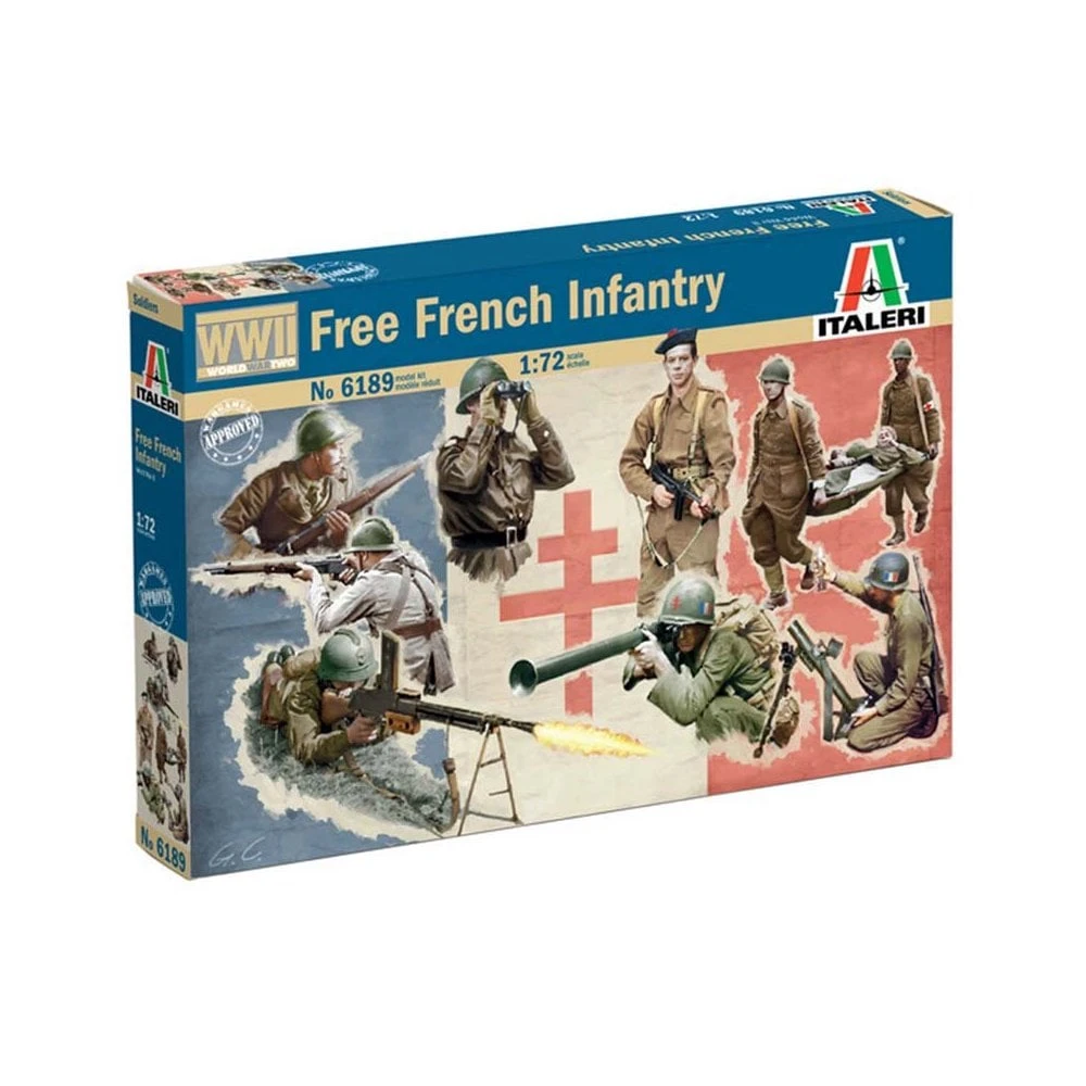 1/72 French Infantry (Wwii) Italeri 6189 3 1/72 French Infantry (Wwii) Italeri 6189