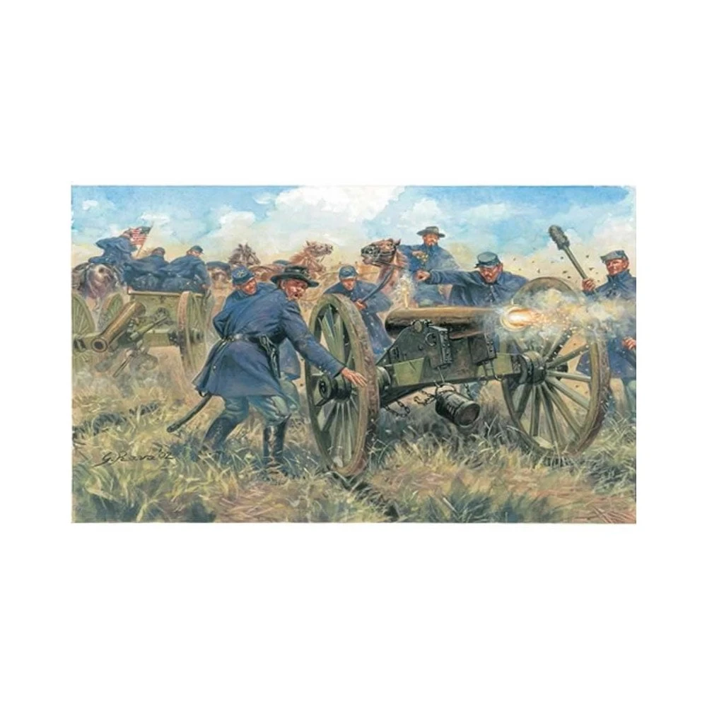 1/72 American Civ War Union Artillery Italeri 6038 3 1/72 American Civ War Union Artillery Italeri 6038
