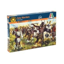 1/72 Zulu War-Zulu Warriors Italeri 6051