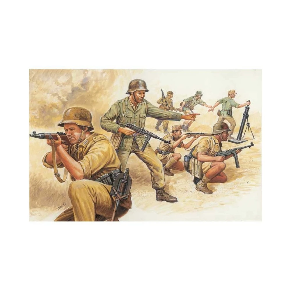 1/72 WWII German Afrika Corps Italeri 6076 3 1/72 WWII German Afrika Corps Italeri 6076