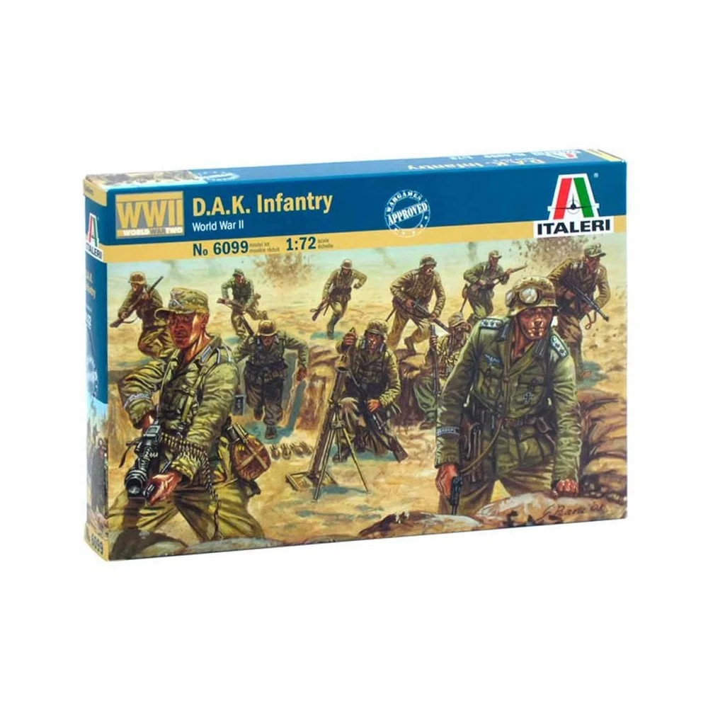 1/72 2nd WWII German Dak Infantry Italeri 6099 3 1/72 2nd WWII German Dak Infantry Italeri 6099