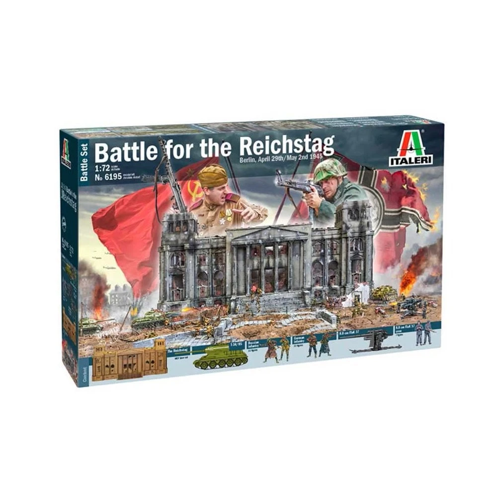 1/72 Battle For The Reichstag 1945 – BATTLE SET Italeri 6195 3 1/72 Battle For The Reichstag 1945 – BATTLE SET Italeri 6195