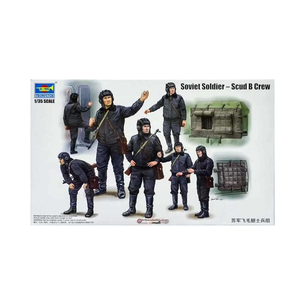 1/35 Soviet Scud B Crew (7 Figures) Trumpeter 00434 3 1/35 Soviet Scud B Crew (7 Figures) Trumpeter 00434