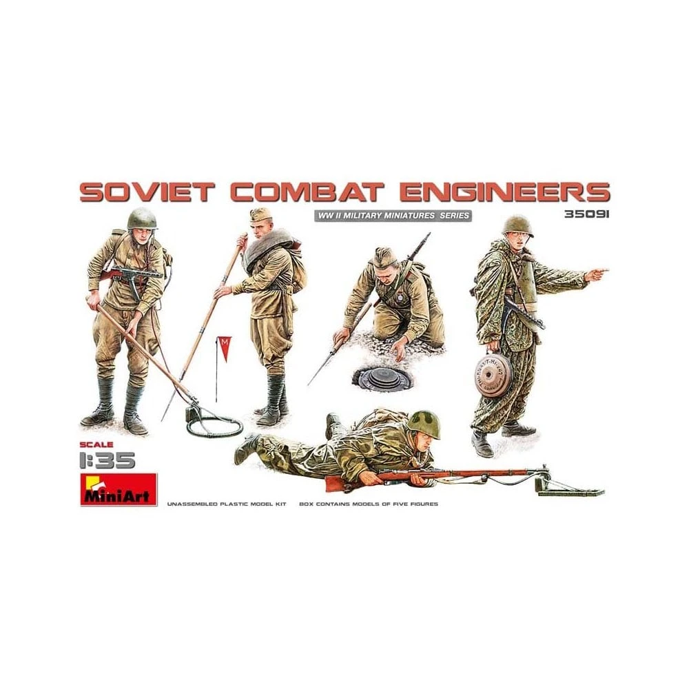 1/35 Soviet Combat Engineers Miniart 35091 3 1/35 Soviet Combat Engineers Miniart 35091