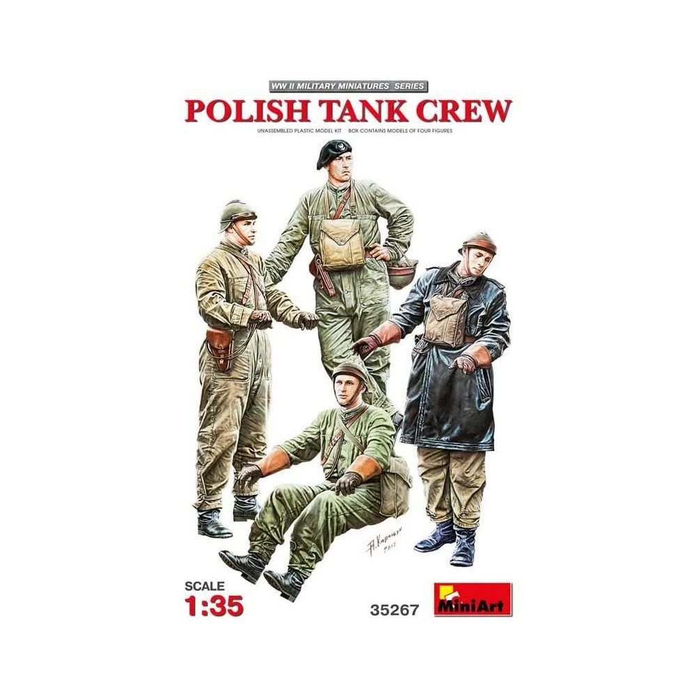 1/35 Polish Tank Crew Miniart 35267 3 1/35 Polish Tank Crew Miniart 35267
