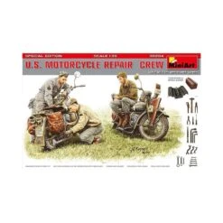 1/35 US Motorcycle Repair Crew Spec Edt Miniart 35284
