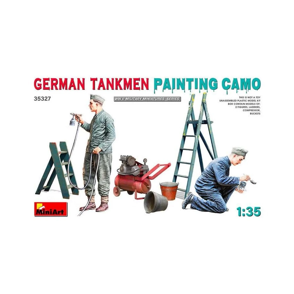 1/35 German Tankmen, Painting Camo Miniart 35327 3 1/35 German Tankmen, Painting Camo Miniart 35327