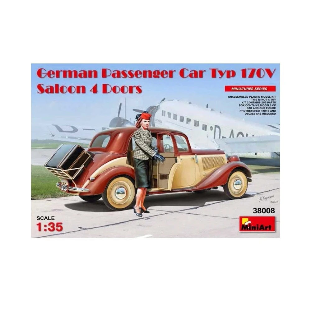 1/35 German Passenger Car Type 170V Miniart 38008 3 1/35 German Passenger Car Type 170V Miniart 38008