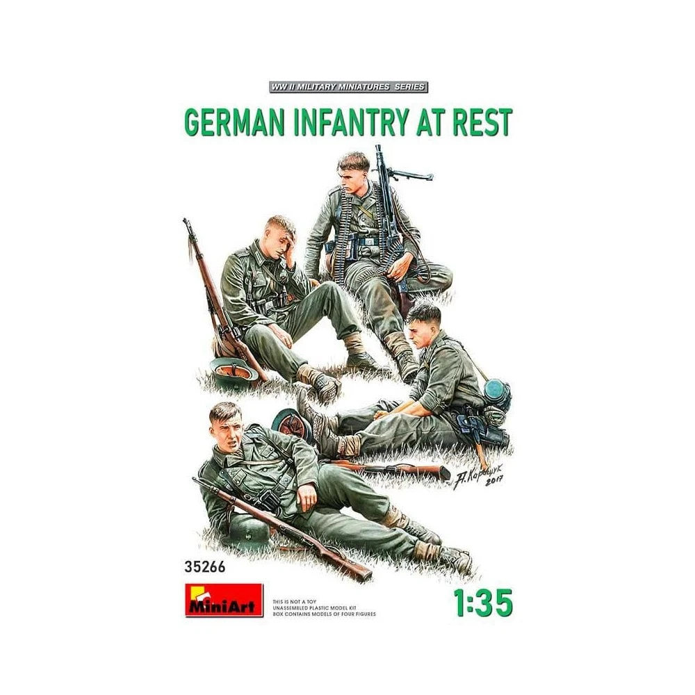 1/35 German Infantry At Rest Miniart 35266 3 1/35 German Infantry At Rest Miniart 35266