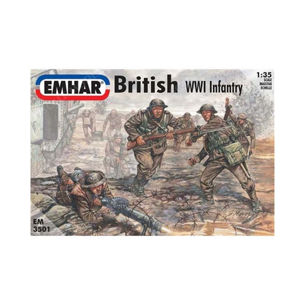 1/35 British WWI Infantry Figures EM3501 Emhar 3 1/35 British WWI Infantry Figures EM3501 Emhar