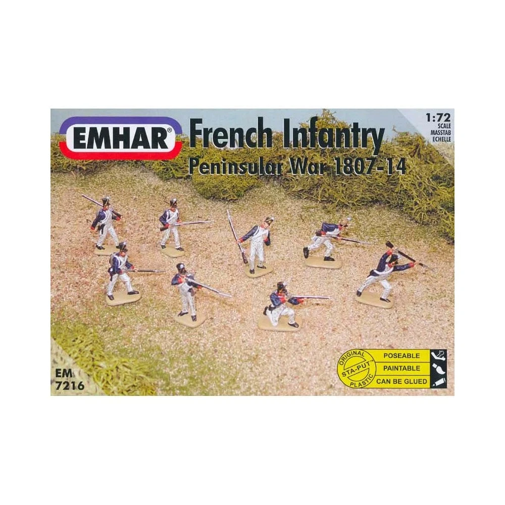 1/72 French Infantry – Peninsular War Emhar EM7216 3 1/72 French Infantry – Peninsular War Emhar EM7216