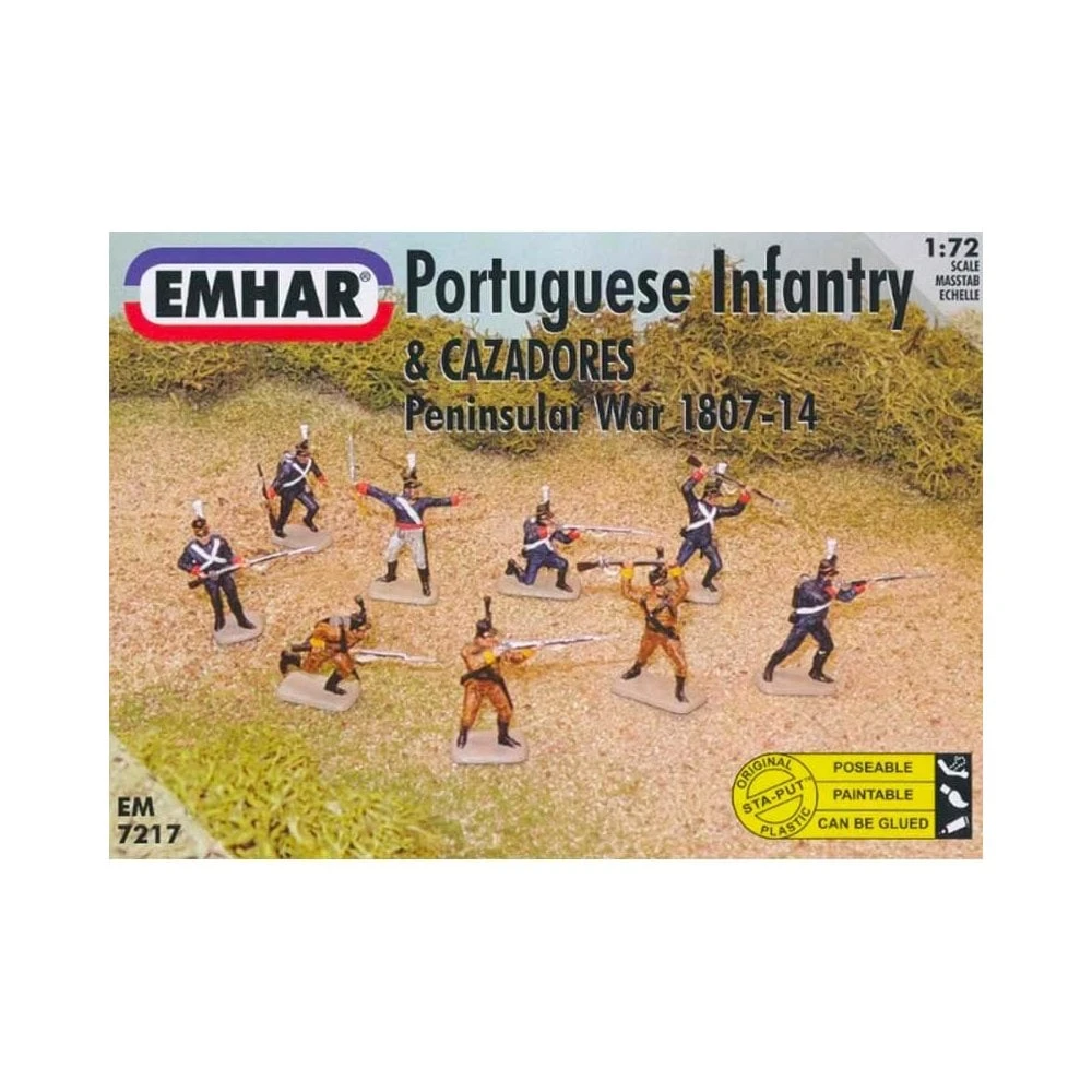 1/72 Portuguese Infantry & Cazadores Emhar EM7217 3 1/72 Portuguese Infantry & Cazadores Emhar EM7217