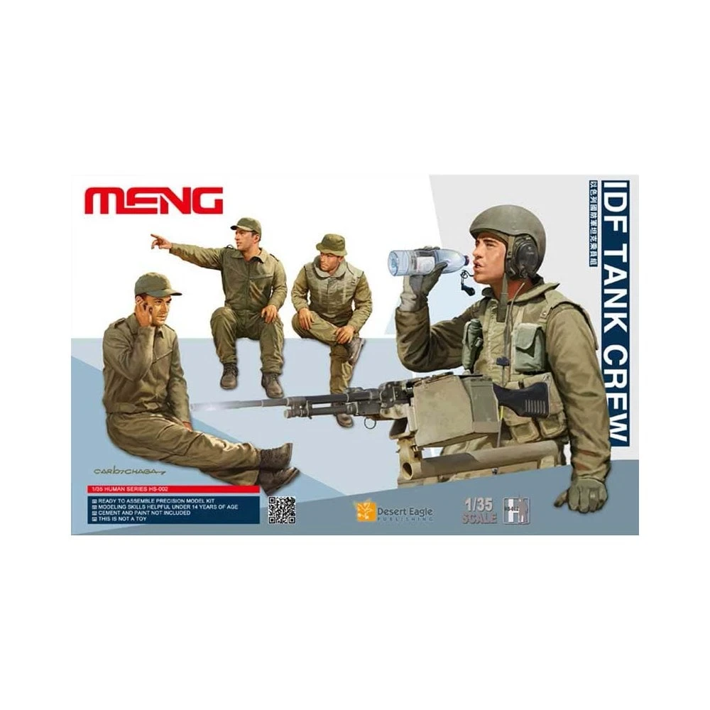 1/35 IDF Tank Crew Meng Model HS-002 3 1/35 IDF Tank Crew Meng Model HS-002