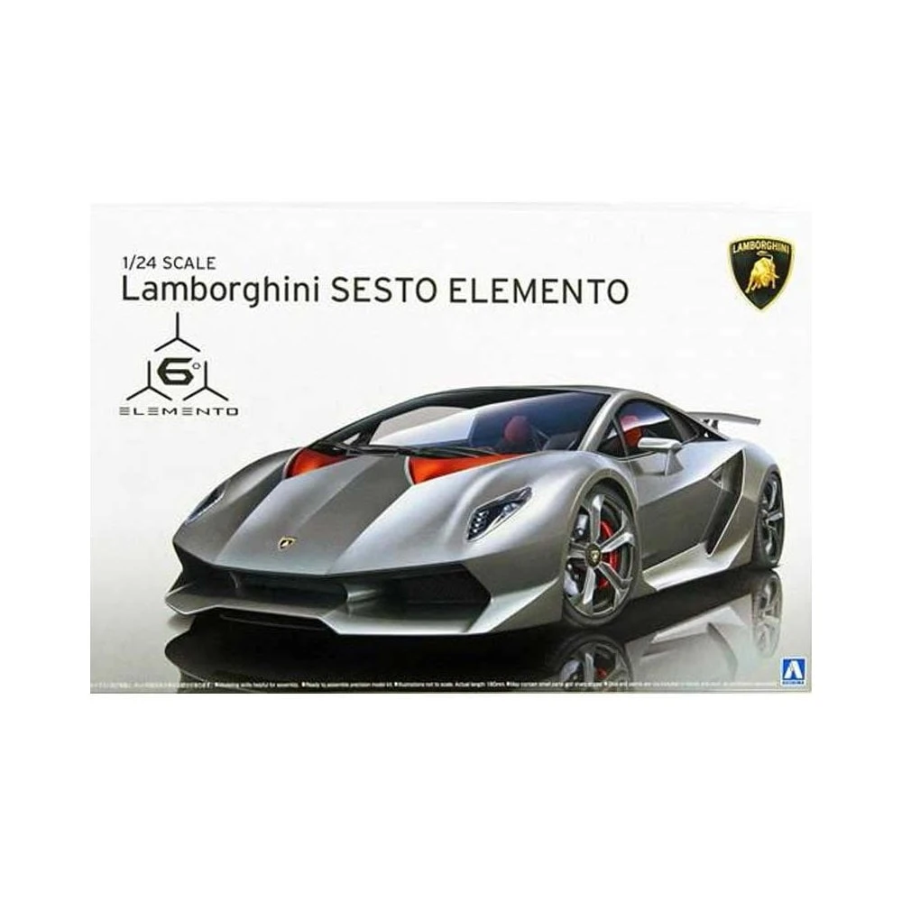 1/24 Lamborghini Sesto Elemento Aoshima 01073 3 1/24 Lamborghini Sesto Elemento Aoshima 01073