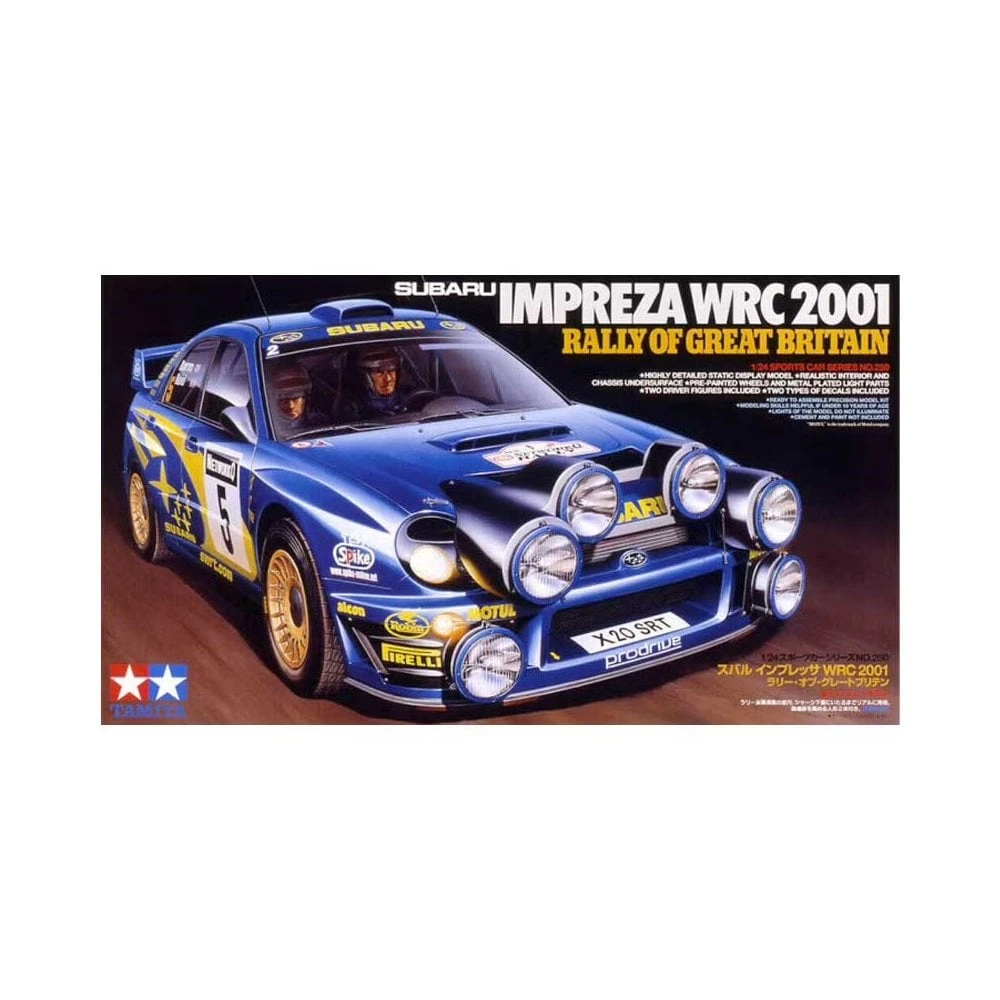 1/24 2001 Rally Great Britain Subaru Impreza WRC 2001 Tamiya 24250 3 1/24 2001 Rally Great Britain Subaru Impreza WRC 2001 Tamiya 24250