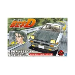1/24 Initial D Takumi Fujiwara AE86 Trueno Project D Ver. Aoshima 05957