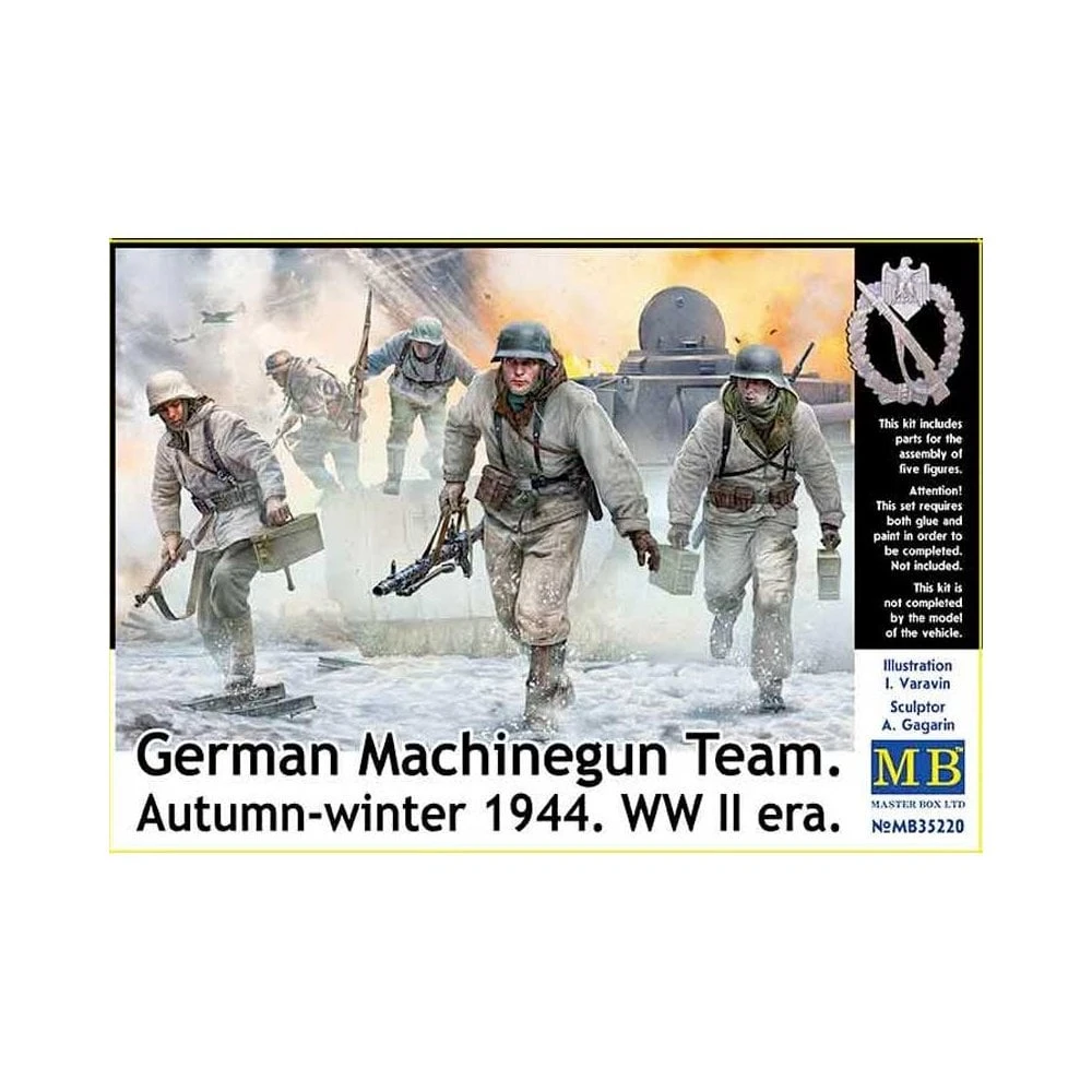 1/35 German Machine Gun Team, Winter 1944 Masterbox S35220 3 1/35 German Machine Gun Team, Winter 1944 Masterbox S35220