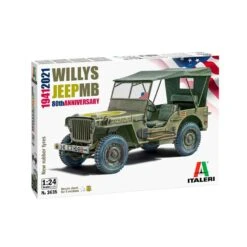 1/24 Willys Jeep MB 80th Anniversary 1941-2021 Italeri 3635