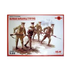 1/35 British Infantry (1914) 4 Figs ICM 35684