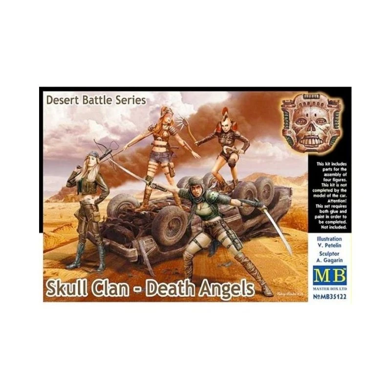 1/35 Desert Battle Series Skull Clan Death Angels Masterbox S35122 3 1/35 Desert Battle Series Skull Clan Death Angels Masterbox S35122
