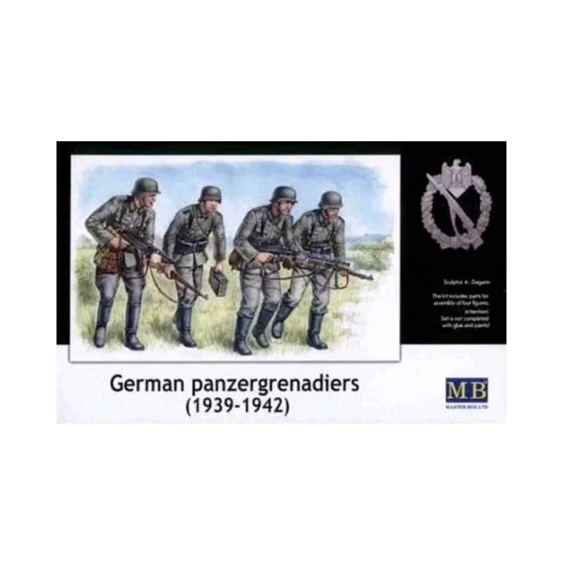 1/35 German Panzergrenadiers (1939-1942) Masterbox S3513 3 1/35 German Panzergrenadiers (1939-1942) Masterbox S3513