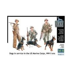 1/35 Dogs In The Service In Marine Corps WW II Masterbox S35155