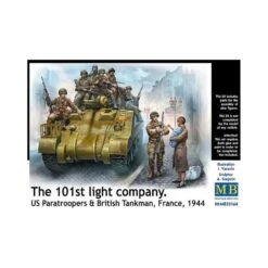 1/35 The 101st Light Company. US Paratroopers Masterbox S35164