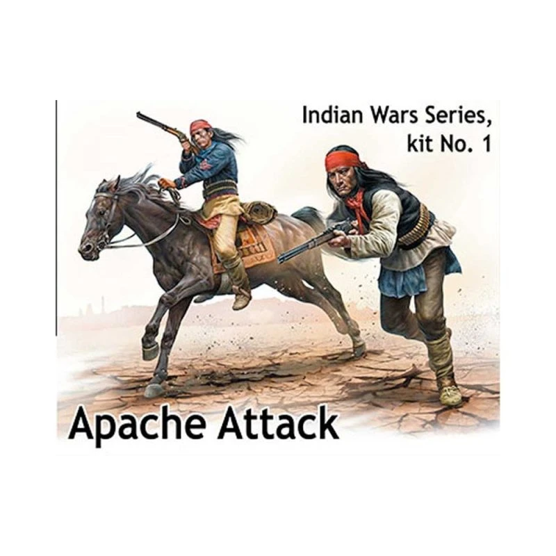 1/35 Indian Wars Series Apache Attack Masterbox S35188 3 1/35 Indian Wars Series Apache Attack Masterbox S35188