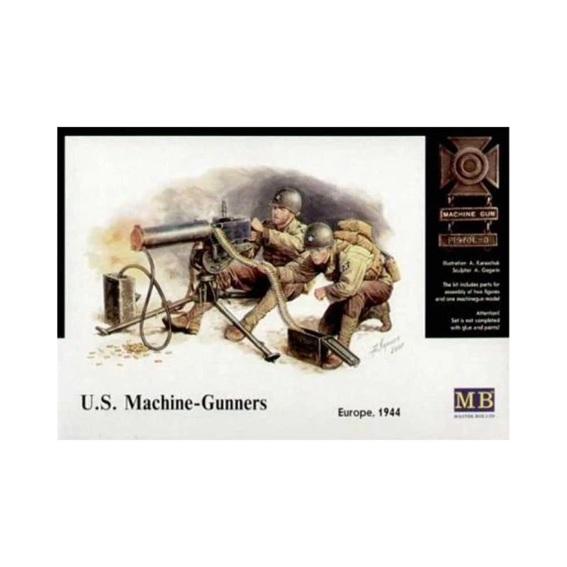 1/35 US Machine Gunners Europe 1944 Masterbox S3519 3 1/35 US Machine Gunners Europe 1944 Masterbox S3519