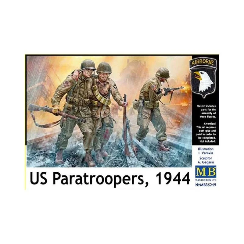 1/35 US Paratroopers 1944 Masterbox S35219 3 1/35 US Paratroopers 1944 Masterbox S35219